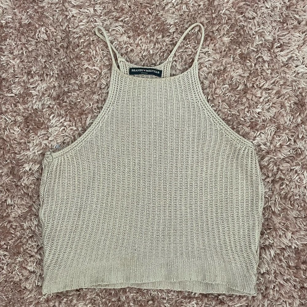 Brandy Melville Knit Halter Top